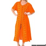 RAYON Ladies Beachwear Bikini Swimwear Tie Dye MAXI Cover up Tank Dress Casual Orange_k807 B06W2KKWHW